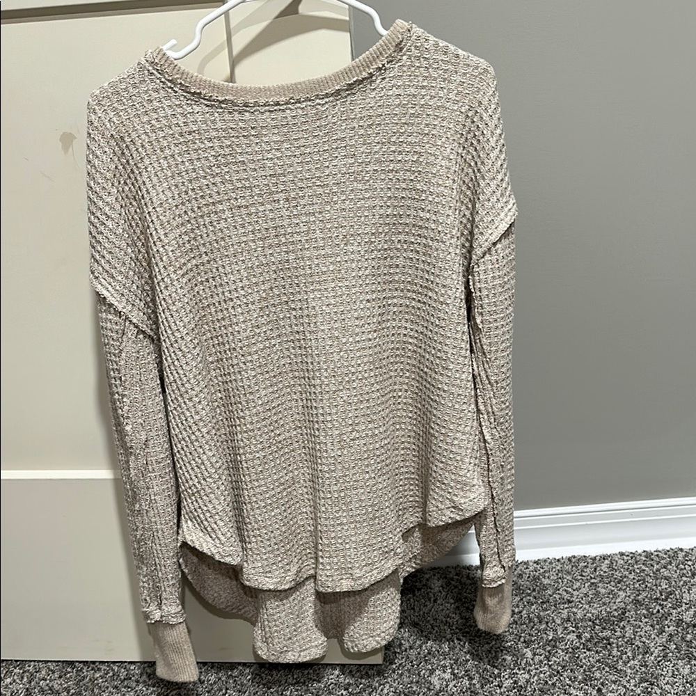 SO Women's Cream Crew Neck Sweater